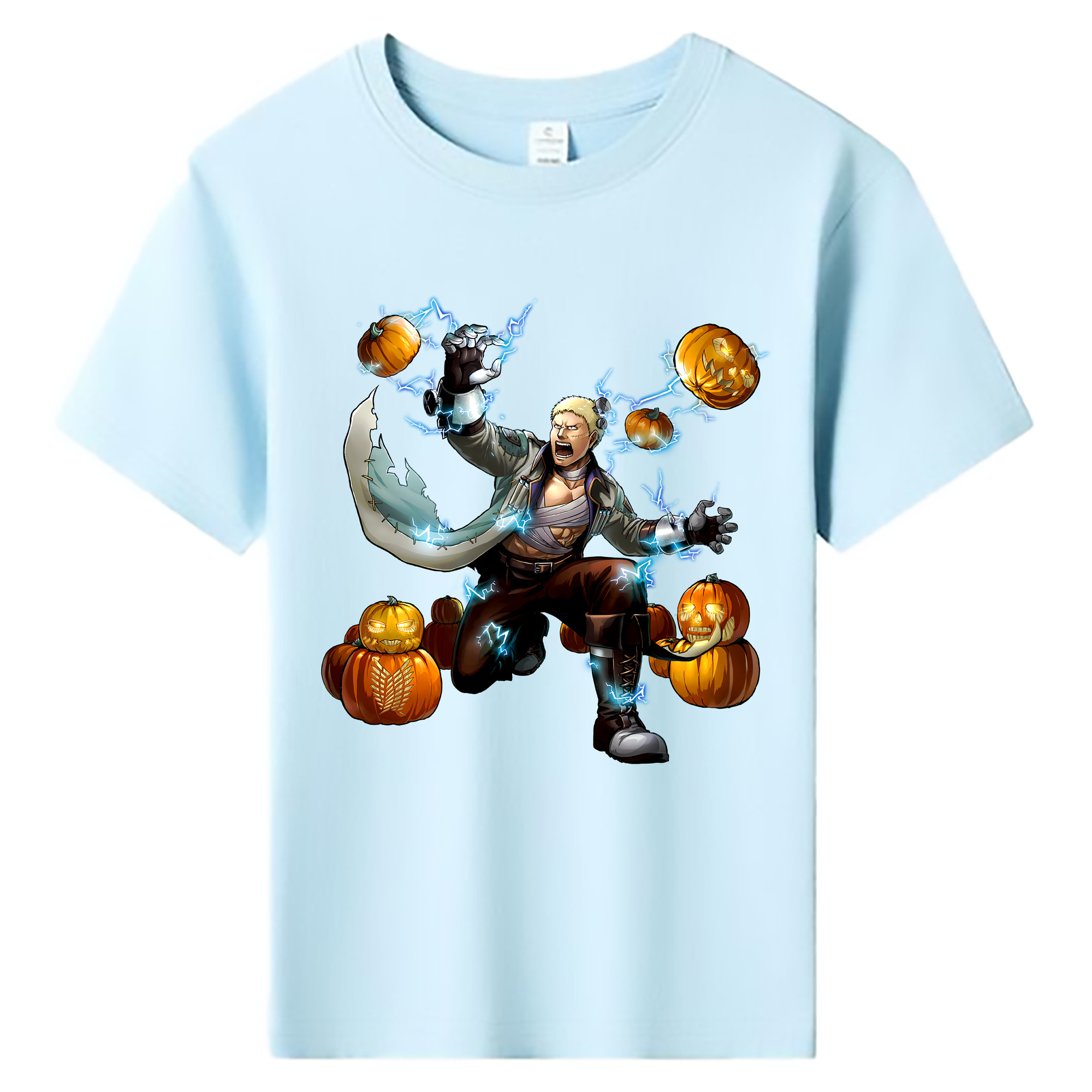 （画像用） 進撃の巨人 ライナー・ブラウン Attack on Titan Reiner Braun 綿100％キッズTシャツ（フロントプリント）